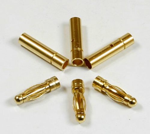 (image for) Golden Plated Connector 3mm 3 pairs