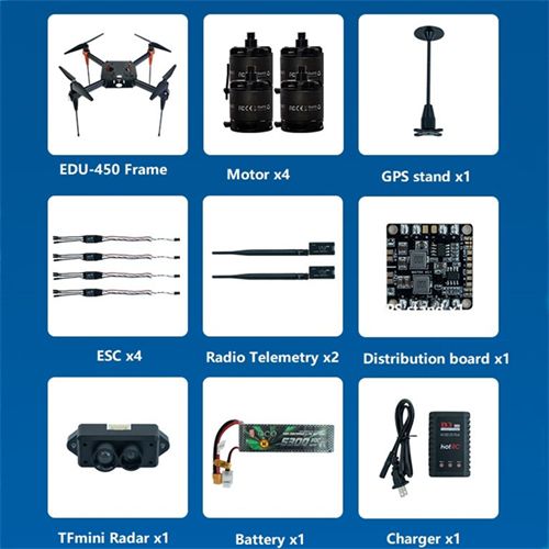 HEX EDU-450 Educational Rack Package Beginner Entry Primary Quad-Rotor Multi-axis UAV Kit RC Toy