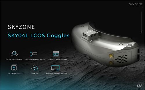 SKYZONE SKY04L LCOS 1280*960 5.8G 48CH DVR Build In Headtracker FOV39 2-6S FPV Goggles for RC FPV Drones