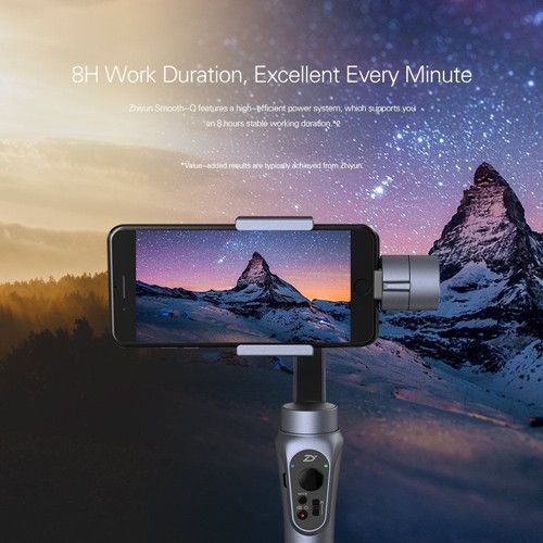 Zhiyun Smooth Q 3 Axis Brushless Handheld Gimbal For 6 Inch iPhone Smartphone GoPro 3/4/5 Smart Phone Mobile