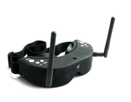 Diversity Receiver Wireless Head Tracing GOGGLES
