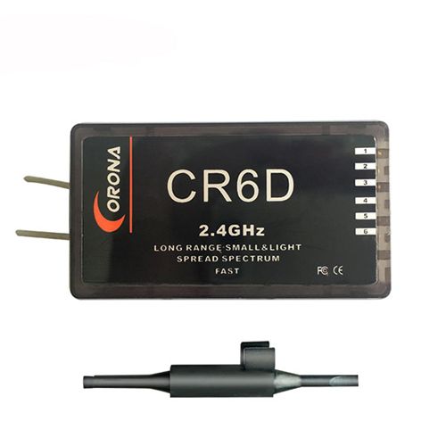  CR6D CORONA 2.4Ghz DSSS 6CH Reciver (Compatible with CT8F/CT8J /CT8Z/CT3F/CT14F(DSSS)