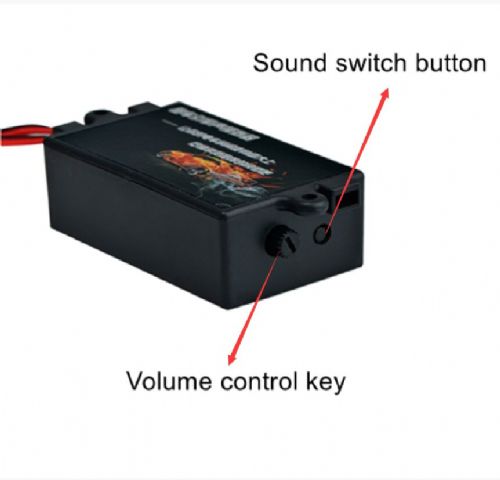 2 Generation 10 Sound Effect Two Speakers Engine Sound Simulator Engine Sound Group For 94123 1/10 Scale RC Car Model