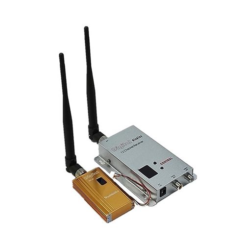 FPV 1.2Ghz 1.2G 8CH 1500mw Wireless AV Sender TV Audio Video Transmitter Receiver