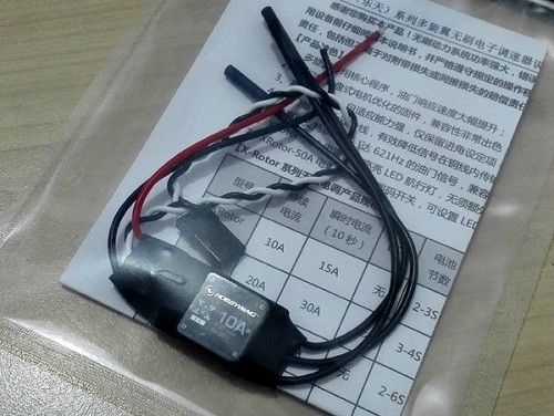 (image for) Xrotor 10A Speed Controller for Multicopter Hobbywing - Click Image to Close