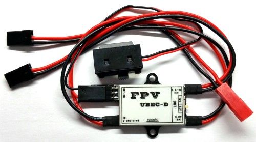 2-6S FPV UBEC-D FOR 1.2G 5.8G Wireless Audio Video