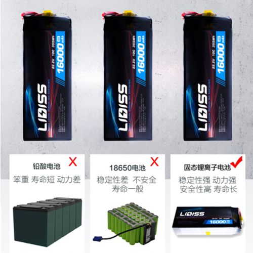 6S 22.2V 10C 30000mAh Semi-solid State Lipo Battery 