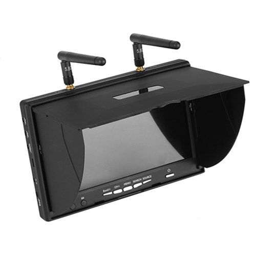 7 inch FPV Diversity Monitor 5.8G 40 Channel (Built-in battery)