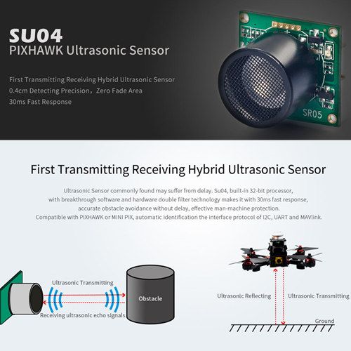 SU04 Ultrasonic Sensor Distance Measurement Module Pixhawk
