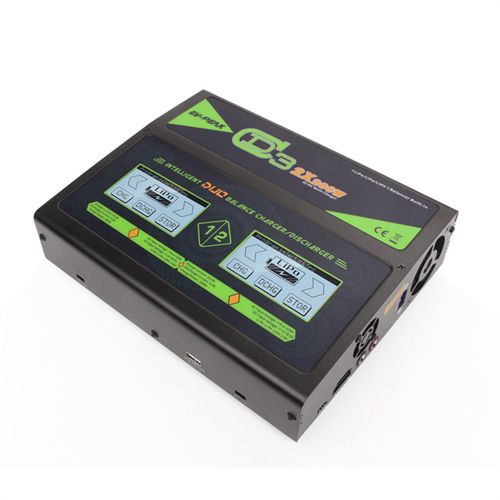 EV-PEAK CD3 200Wx2 Dual Channel Intelligent Balance Charger Discharger For LiPo Li-Ion LiHV LiFe NiMH