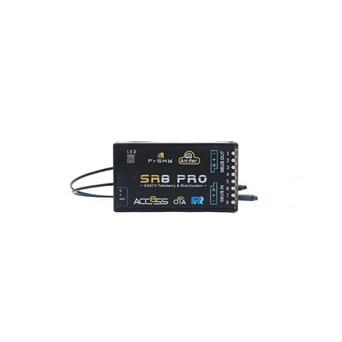 FrSky 2.4GHz ACCESS ARCHER SR8 Pro Receiver Built-in 3-axis Gyroscope 3-axis Accelerometer For RC Drone