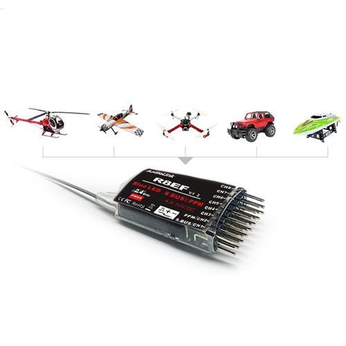Radiolink R8EF 2.4G 8CH FHSS 8 Channels Receiver for T8FB T8S RC4GS Support S-BUS PPM PWM Signal