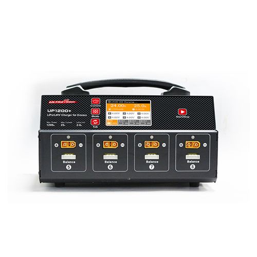 Ultra Power UP1200+ 25A 8 Channel 2-6S LiPo LiHV Fast Charger