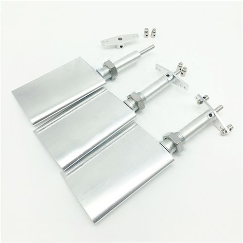 1pcs Simulation CNC Rudder System Assembly Streamlined Tail Helm For 120CM RC Yacht Warship Brushed Motor Boat Model