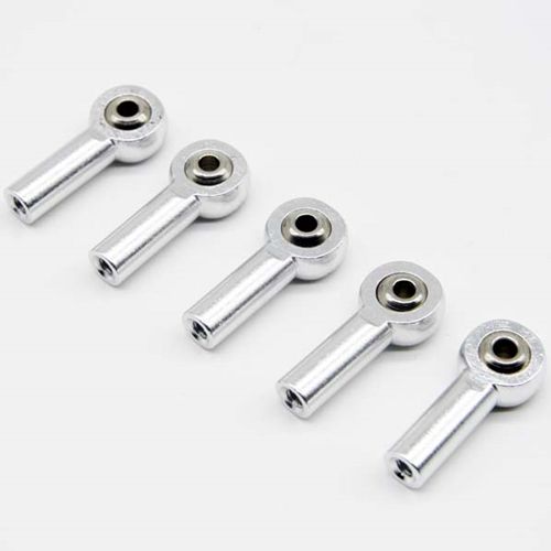 5PCS M3Ã—26mm Silver Metal Ball Joint Connector servo Pull rod head Ball Head Buckle For RC Truck Buggy Crawler Car Refit Parts