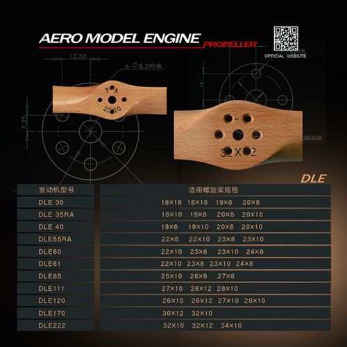 SAIL Beechwood Propeller for DLE Engine Hole 30x10 For Gas RC Model Airplane DLE170