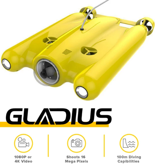 GLADIUS SUBMERSIBLE UNDERWATER DRONE Advanced Pro