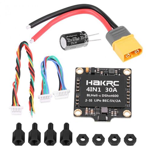 HAKRC 30A Blheli_S 2-5S Dshot 4In1 Brushless ESC for RC FPV Racing Drone RC Quadcopter RC Parts