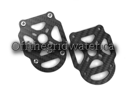 U5 Motor Mount carbon fiber Plate 3mm fit round & square clamps