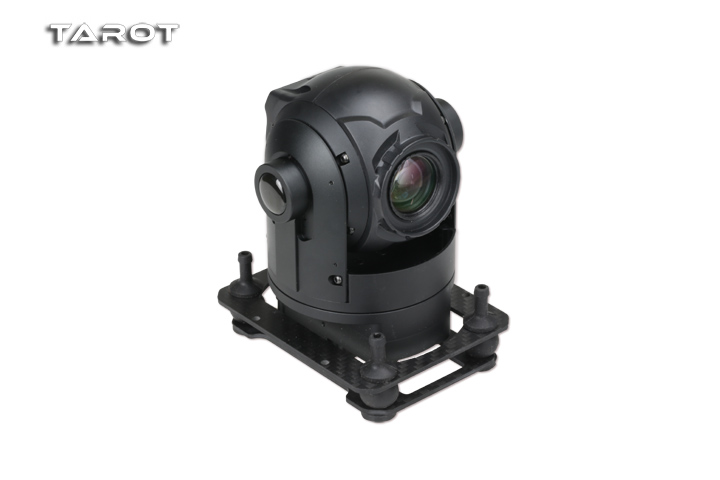 Tarot 10X two axis ball pod gimbal head/support front and back/HDMI output TL10X-T2D