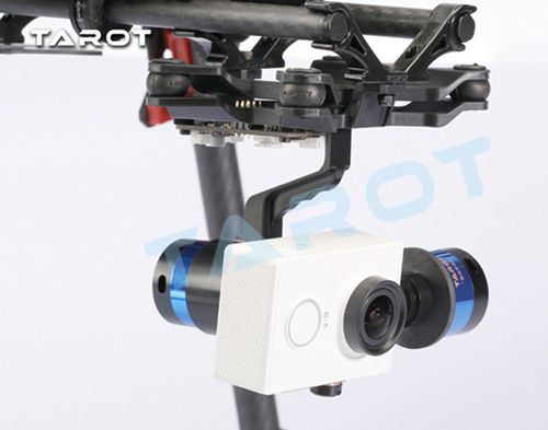 Tarot 2-Axis Brushless Gimbal Camera Mount with ZYX22 Gyroscope for MIUI Xiaomi Yi Sports TL68A15