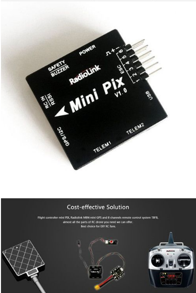Radiolink Mini PIX Flight Control Basic Configuration without GPS Modual For RC Aircraft 