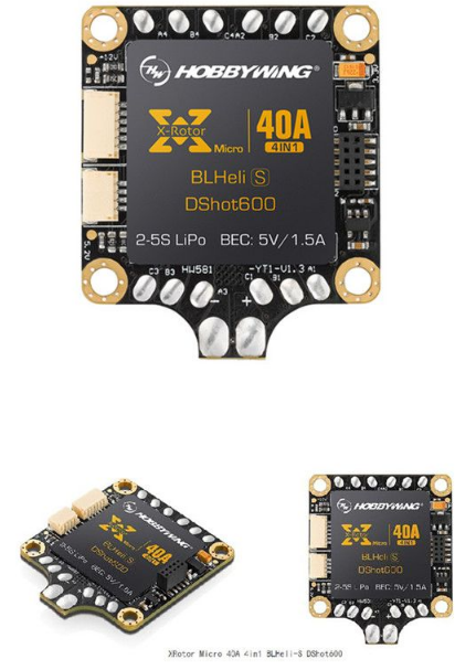 (image for) XRotor Micro 40A 2-5S 4 in 1 BLHeli_S DShot600 Ready