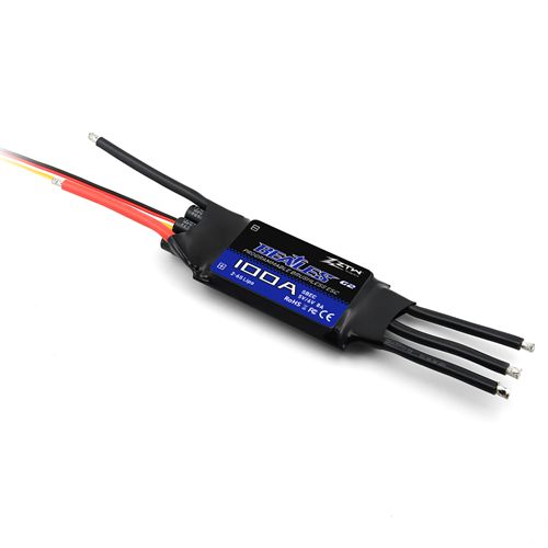ZTW Beatles G2 Series 32-bit ESC 100A 2-6S SBEC 5V/6V 8A Brushless Speed Controller for RC Airplane