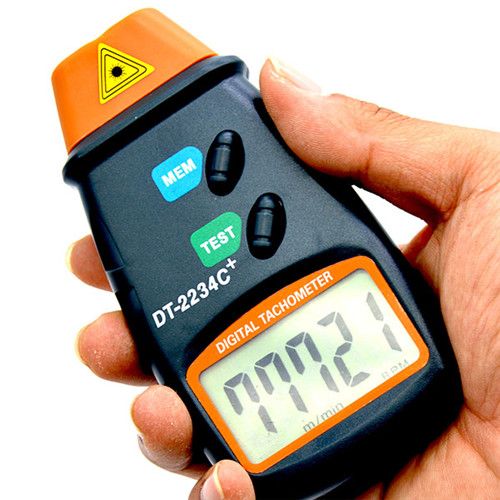 DANIU DT2234C+ Digital Laser RPM Tachometer