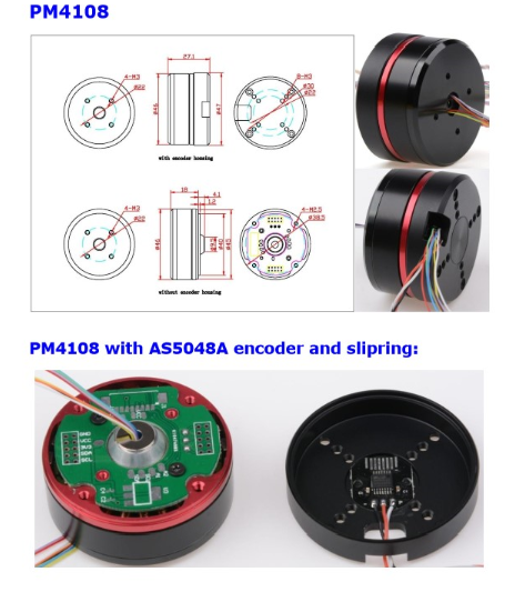 Encoder Motor PM4108 AS5048A encoder