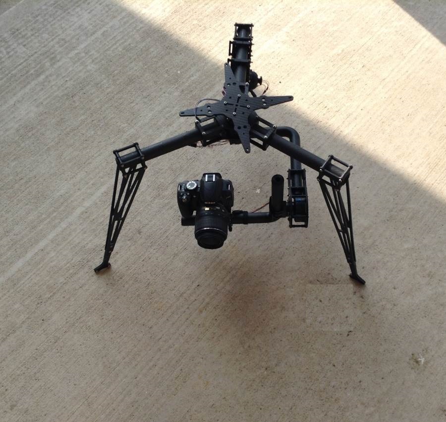 (image for) AERIAL 3axis 360 degrees brushless gimbal for cinestar copter