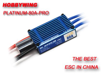 Hobbywing Platinum-80A ESC for Aircraft and Heli
