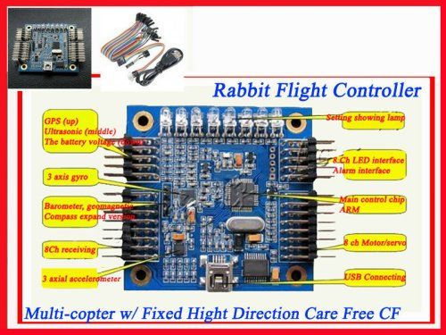 Rabbit Flight Controller Quad Multi-copter w/ Fixed Hight Direct