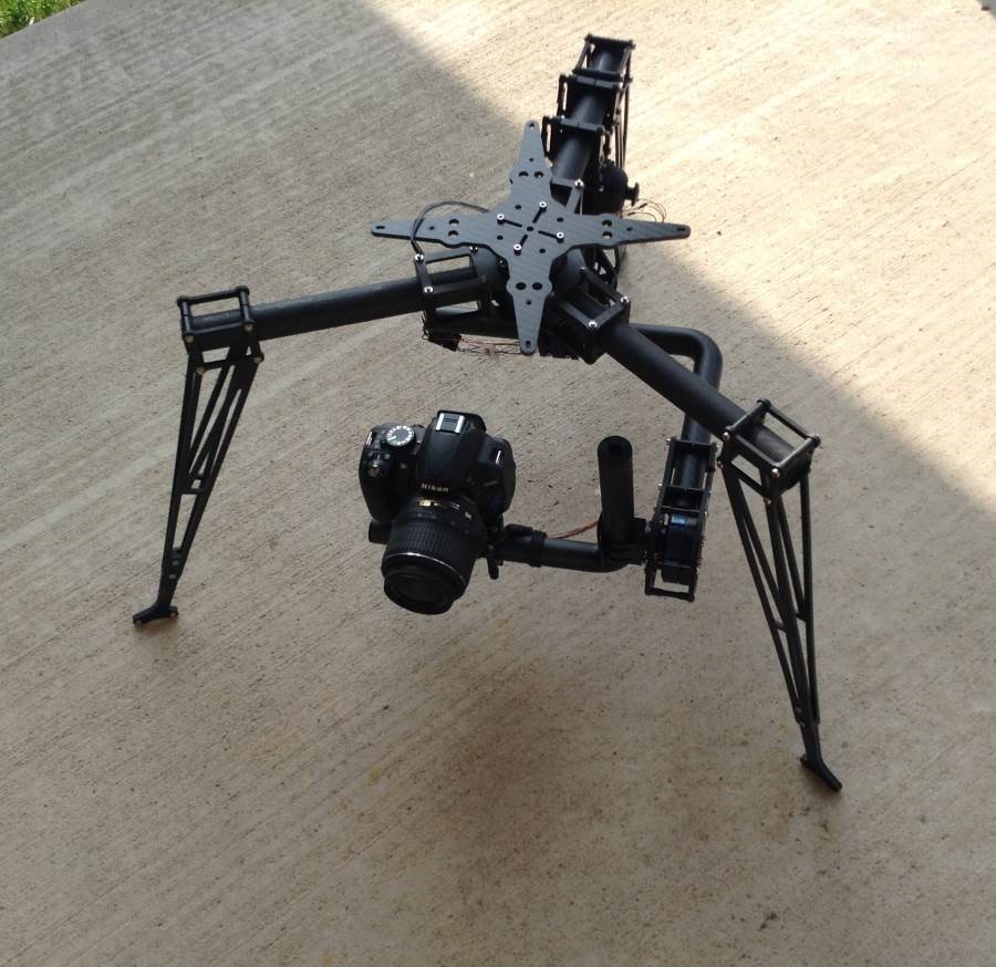 AERIAL 3 axis 360 degrees brushless gimbal 