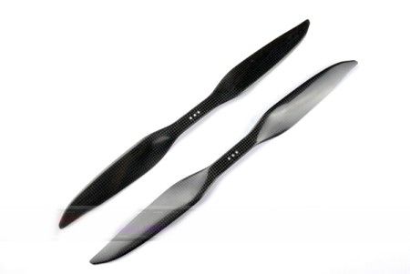 16x 5.5 inch 3K Carbon Propeller Set (one CW, one CCW) - Sharp T
