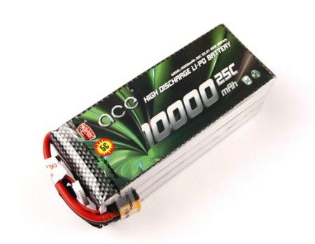 ACE 10000mAh 22.2V 25C Battery For RC Multicopter ACE106S