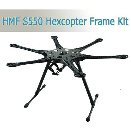 S550 Hexcopter fram kit with gopro hero3 2 axis brushless gimbal