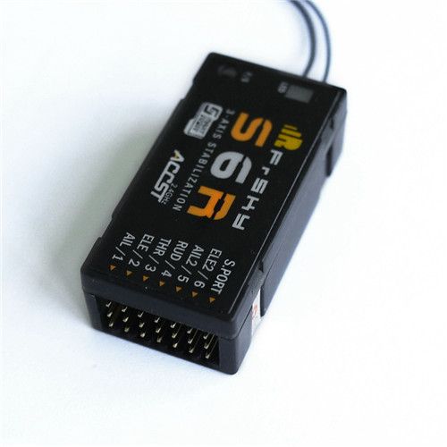 FrSky S6R 2.4G 6CH ACCST Receiver With 3-Axis Stabilization And