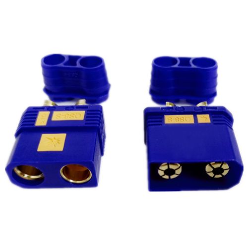 1pair QS8-S Anti-spark Battery Connector Large Current Male Female Gold-plating Plug for RC Car Agriculture UAV Drone