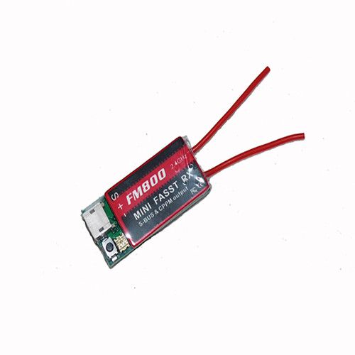 Futaba Fasst / FM800 compatible receiver supports SBUS, CPPM out