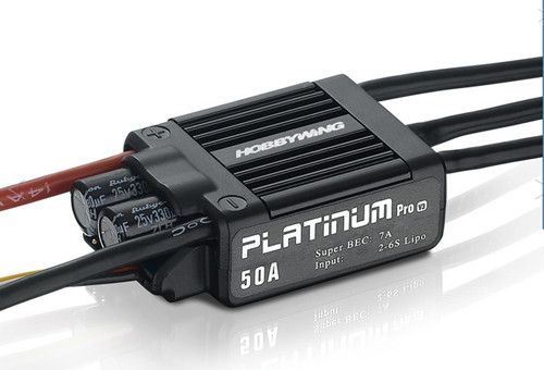 50A Hobbywing Platinum V3 Brushless ESC For 450 450L RC Heli