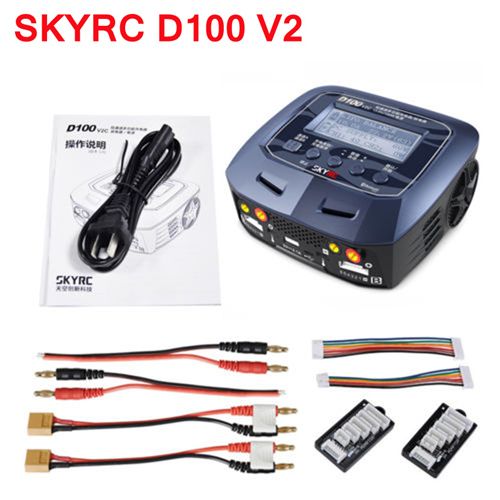 Skyrc D100 V2 Twin-Channel Charger AC/DC LiPo 1-6s 2x100W