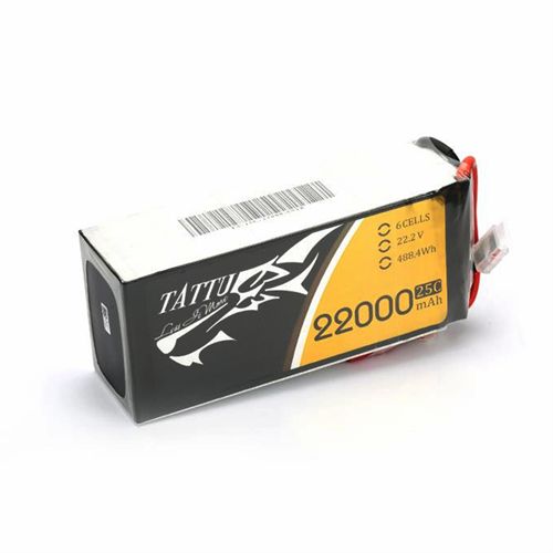 TATTU 22.2V 25C 6S1P 22000mAh Lipo Battery for Multirotors Drone Agriculture Drone