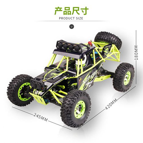 WLtoys 12428 RC Car 4WD 1/12 50km/h High Speed Racing Vehicle Electric Car 2.4G Remote Control Off-road Climbing Cars Toy for Kid