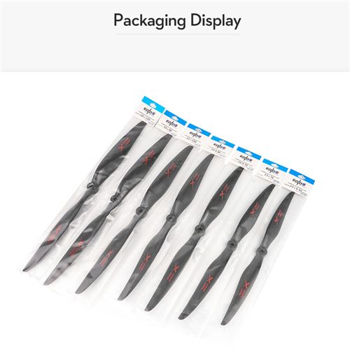 Sunnysky 30-70E EOLO15*8 Propeller For RC Airplain Fixed Wing Drone Cruise Paddle E1508GG Grey