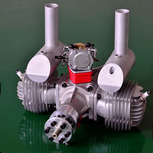 EME 120CC Twin Cylinder Two Stroke Engine for RC Model Gasoline Airplane
