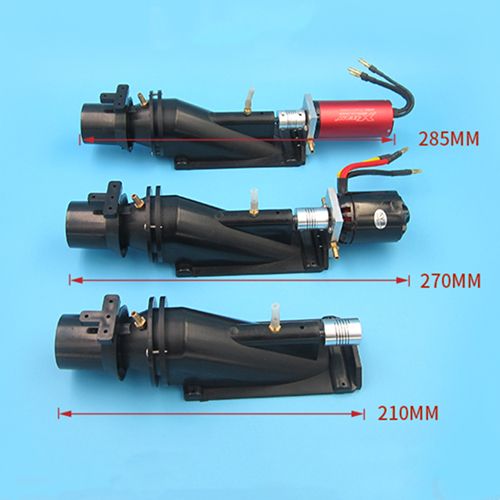 40mm Caliber Spray Water Thruster Jet Pump Sprayer with 3674 Brushless Motor+Water Cooling Jacket for RC Boats Modified