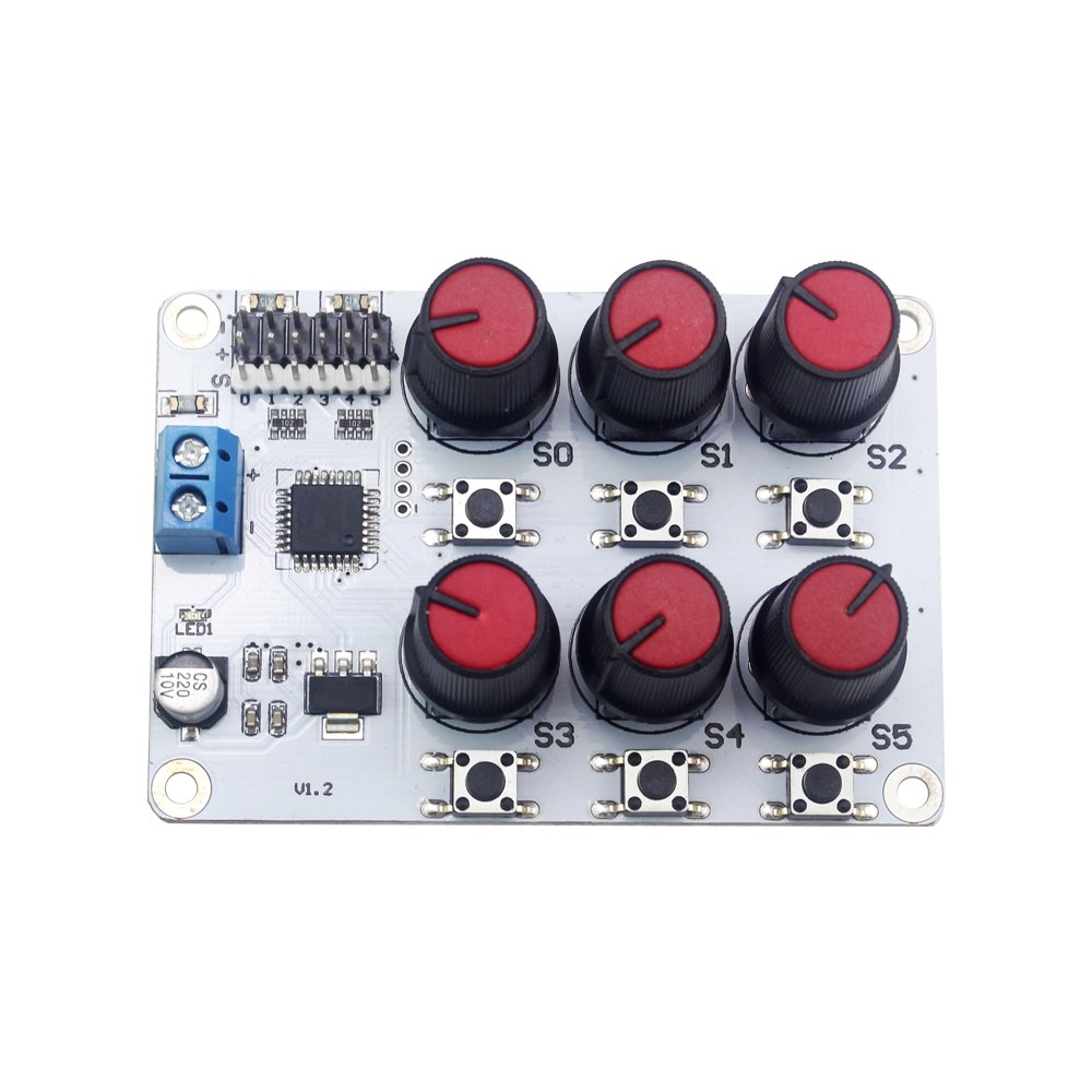 6 CH Servo Controller board with Over-Current Protection