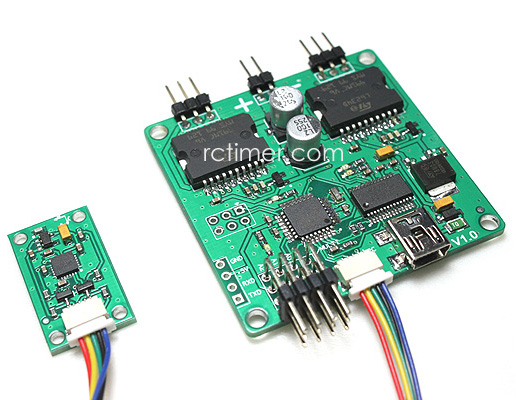 Brushless 2-Axis Gimbal controller board + sensor by Martinez