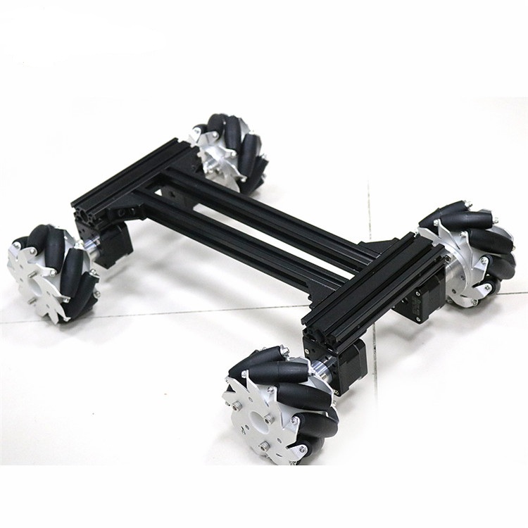 4 wheel universal intelligent car chassis omni directional robot